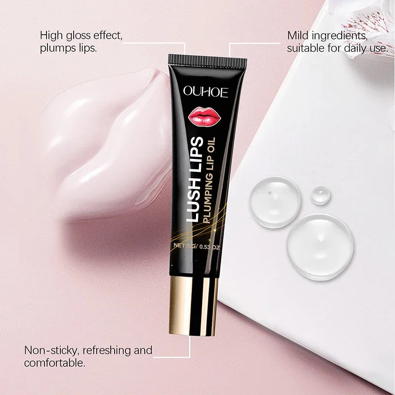 Lip Plumper Oil  Increase Lip Elasticity Instantly Volumising Long-lasting Moisturize Lip Plumper Gloss Sexy Beauty Makeup